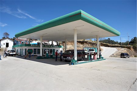 fueling station - Gas Station, Huehuetanango, Guatemala Stock Photo - Rights-Managed, Code: 700-03686228