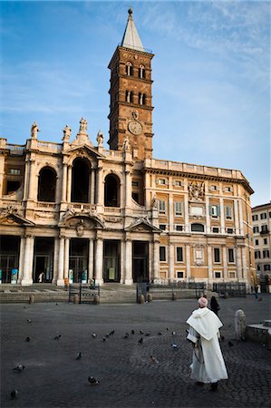 square people europe - Santa Maria Maggiore, Rome, Lazio, Italy Stock Photo - Rights-Managed, Code: 700-03696776