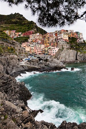 province of la spezia - Manarola, Cinque Terre, Ligurian Coast, Italy Stock Photo - Rights-Managed, Code: 700-03696801