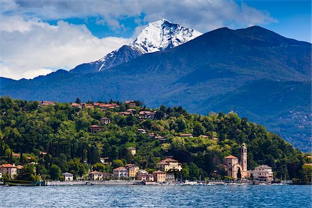 provincia di como - Lenno, lac de Côme, Lombardie, Italie Photographie de stock - Rights-Managed, Code: 700-03696826