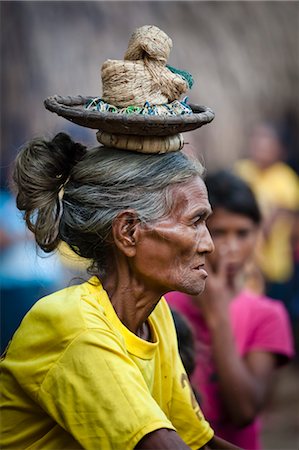 r ian lloyd asia - Woman with Basket on Head, Waihola Village, Sumba, Indonesia Stock Photo - Rights-Managed, Code: 700-03696909