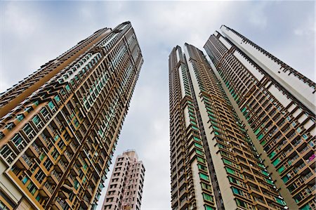 Apartment Buildings, Hong Kong, China Stock Photo - Rights-Managed, Code: 700-03697977