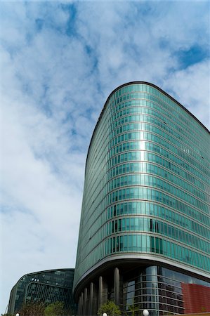 exterior - China National Offshore Oil Corporation Building, Chaoyang District, Beijing, China Foto de stock - Con derechos protegidos, Código: 700-03698048