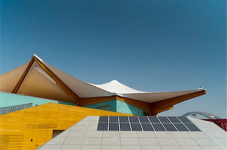 solar panels and roof - Norway Pavilion, Expo 2010, Shanghai, China Stock Photo - Rights-Managed, Code: 700-03698066