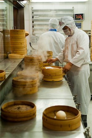 steaming basket - Baozi Kitchen, Chaoyang District, Beijing, China Stock Photo - Rights-Managed, Code: 700-03698101