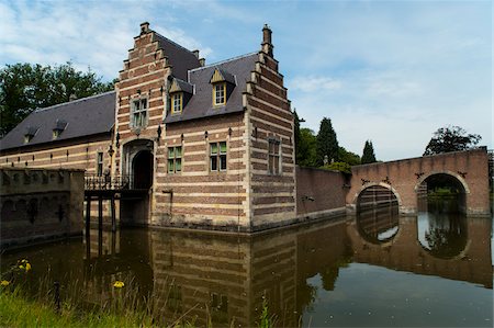 Heeswijk château,'s-Hertogenbosch, North Brabant, Pays-Bas Photographie de stock - Rights-Managed, Code: 700-03698227