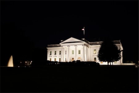 presidenziale - The White House, Washington, D.C., USA Fotografie stock - Rights-Managed, Codice: 700-03698263