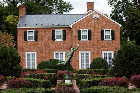 simsearch:700-03814116,k - Glen Burie historisches Haus, Museum im Shenandoah-Tal, Winchester, Virginia, USA Stockbilder - Lizenzpflichtiges, Bildnummer: 700-03698318