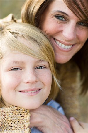 freckled boy - Close-Up of Mother and Son Stock Photo - Rights-Managed, Code: 700-03719336