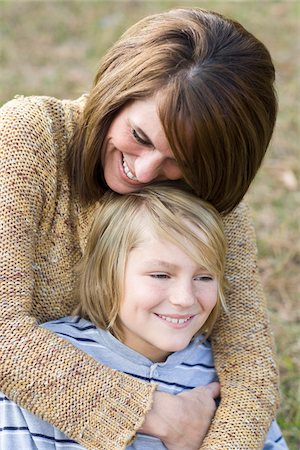 Close-Up of Mother and Son Stock Photo - Rights-Managed, Code: 700-03719338