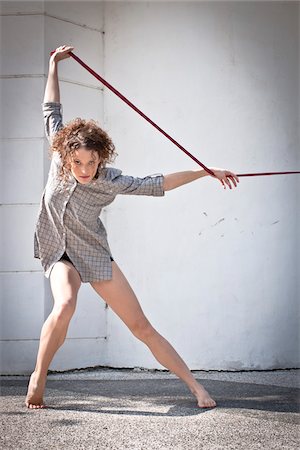 portrait young adult front - Woman Dancing Stock Photo - Rights-Managed, Code: 700-03719989