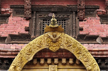 Architectural Detail, Taumadhi Square, Bhaktapur, Bagmati Zone, Madhyamanchal, Nepal Stock Photo - Rights-Managed, Code: 700-03737471