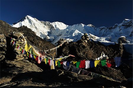 Cho Oyu, View from Gokyo Ri, Sagarmatha National Park, Solukhumbu District, Sagarmatha Zone, Nepal Stock Photo - Rights-Managed, Code: 700-03737520