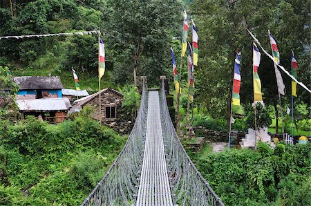 remote village - Ngadi Bazar Village, Annapurna Conservation Area, Gandaki Zone, Pashchimanchal, Nepal Stock Photo - Rights-Managed, Code: 700-03737539