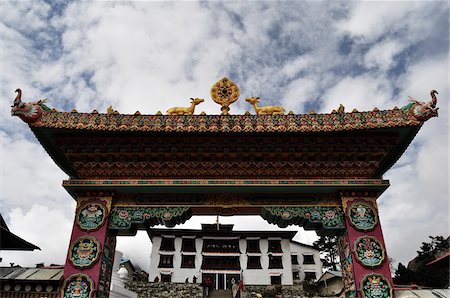simsearch:6119-08268579,k - Tengboche Monastery, Sagarmatha National Park, Solukhumbu District, Sagarmatha Zone, Nepal Foto de stock - Con derechos protegidos, Código: 700-03737530