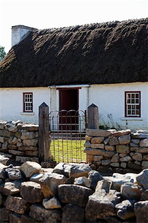 Irish Farm Exhibit, Frontier Culture Museum, Staunton, Virginia, USA Foto de stock - Direito Controlado, Número: 700-03737581