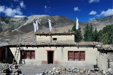 simsearch:700-03737807,k - Traditional House, Muktinath Valley, Mustang District, Dhawalagiri, Annapurna Conservation Area, Pashchimanchal, Nepal Fotografie stock - Rights-Managed, Codice: 700-03737775