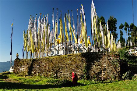 Sanga Choeling Monastery, Pelling, West Sikkim, Sikkim, India Foto de stock - Con derechos protegidos, Código: 700-03737835