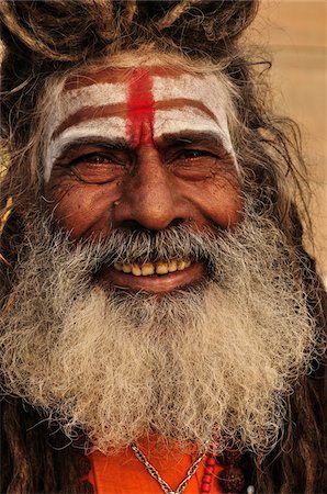 Sadhu, Varanasi, Varanasi District, Uttar Pradesh, India Stock Photo - Rights-Managed, Code: 700-03737868