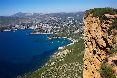 provence harbour - Cap Canaille, Cassis, Bouches-du-Rhone, Provence, Cote d'Azur, France Stock Photo - Rights-Managed, Code: 700-03738676