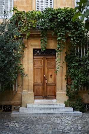 Door, Aix-en-Provence, Bouches-du-Rhone, Provence, France Foto de stock - Con derechos protegidos, Código: 700-03738685