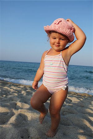 picture of german girls on the beach - Toddler at Beach Stock Photo - Rights-Managed, Code: 700-03739286