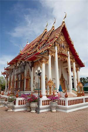 phuket - Wat Chalong, Chalong, Mueang Phuket, Phuket, Thailand Foto de stock - Con derechos protegidos, Código: 700-03739460