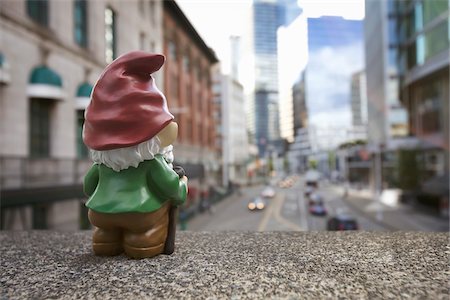 fairy tale - Gnome in City Stock Photo - Rights-Managed, Code: 700-03739480