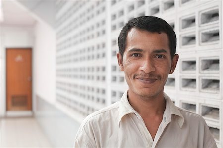 face of 40 year old man - Portrait of Man, Bangkok, Thailand Stock Photo - Rights-Managed, Code: 700-03762386