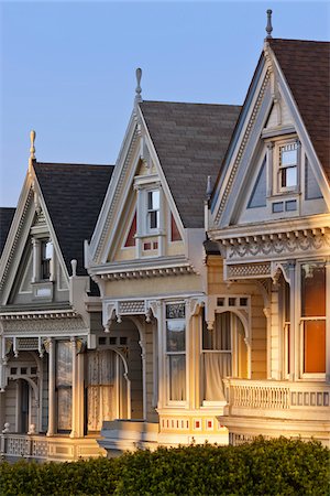 damir frkovic - Close-UP of Row Houses, San Francisco, California, USA Foto de stock - Con derechos protegidos, Código: 700-03778206