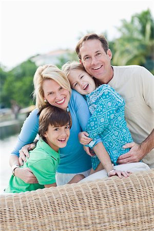 Portrait of Family Outdoors Stock Photo - Rights-Managed, Code: 700-03778635