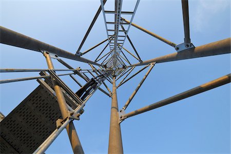 perspective - Communication Tower, Schmachtenberg, Bavaria, Germany Stock Photo - Rights-Managed, Code: 700-03787347