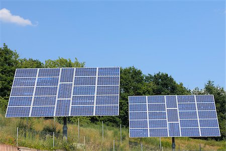 environmental issues and alternative energy - Solar Panels, Bavaria, Germany Stock Photo - Rights-Managed, Code: 700-03787351