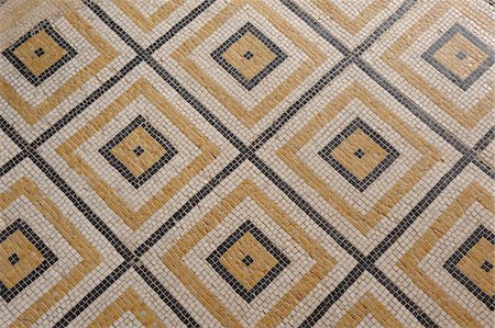 Roman Mosaic Floor, Pompejanum, Aschaffenburg, Bavaria, Germany Foto de stock - Con derechos protegidos, Código: 700-03787367