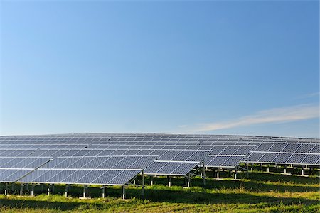 rows - Solar Panels, Bavaria, Germany Stock Photo - Rights-Managed, Code: 700-03787377