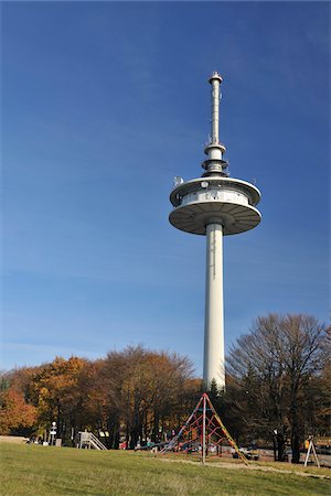 Communication Tower, Vogelsberg District, Hesse, Germany Foto de stock - Con derechos protegidos, Código: 700-03787393