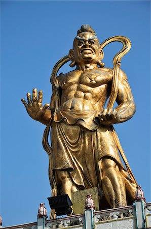 Statue at Kek Lok Si Temple, Air Itam, Penang, Malaysia Foto de stock - Con derechos protegidos, Código: 700-03799570