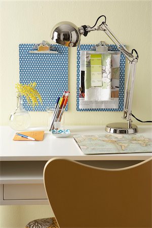swatch - Desk in Home Office Stock Photo - Rights-Managed, Code: 700-03805244