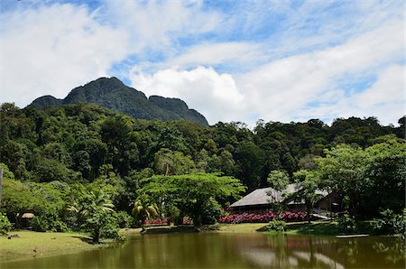 Sarawak Cultural Village, Santubong, Sarawak, à Bornéo, Malaisie Photographie de stock - Rights-Managed, Code: 700-03805304