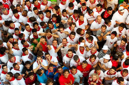 pamplona - Bull-Runners, Fiesta de San Fermin, Pamplona, Navarre, Spain Foto de stock - Con derechos protegidos, Código: 700-03805429