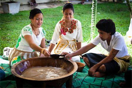 Cérémonie de kava, Nuku ' alofa, Tongatapu, Royaume des Tonga Photographie de stock - Rights-Managed, Code: 700-03814172