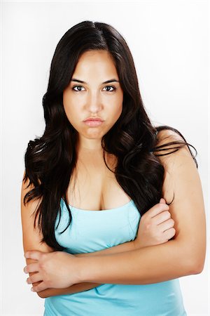 Woman with Arms Crossed Foto de stock - Con derechos protegidos, Código: 700-03814354