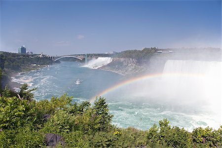 rainbow bridge - Niagara Falls, Ontario, Canada Foto de stock - Con derechos protegidos, Código: 700-03814549