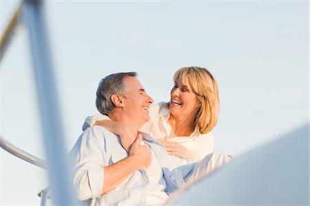 fair haired mature male boat - Couple on Boat Stock Photo - Rights-Managed, Code: 700-03814688