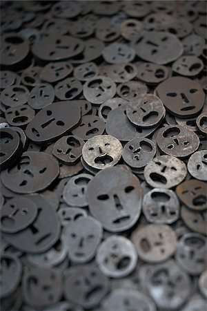 rusted objects images - Shalechet/Fallen Leaves Art Installation by Menashe Kadishman, Memory Void, Jewish Holocaust Museum, Berlin Stock Photo - Rights-Managed, Code: 700-03849248