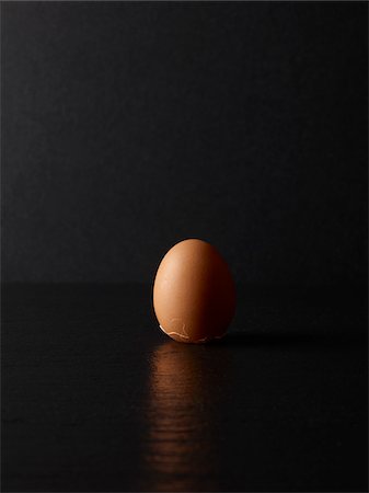 food black background - Still Life of Egg Stock Photo - Rights-Managed, Code: 700-03865326