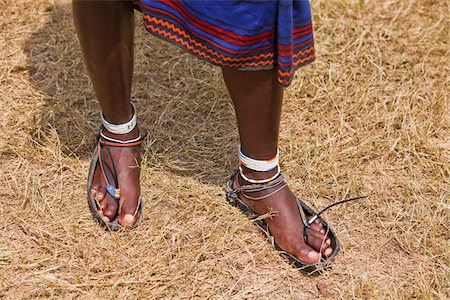 Feet Belonging to Masai Warrior Stock Photo - Rights-Managed, Code: 700-03865407