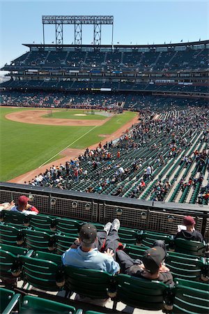 Baseball Game at AT & T Park, San Francisco, California, USA Stock Photo - Rights-Managed, Code: 700-03865668