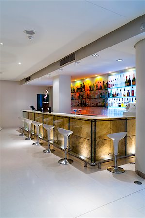 european bars - Bar at El Hotel Pacha, Ibiza, Balearic Islands, Spain Stock Photo - Rights-Managed, Code: 700-03891023