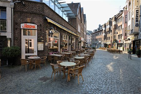 shops on a cobblestone street - Historic Town Centre, Aachen, North Rhine-Westphalia, Germany Stock Photo - Rights-Managed, Code: 700-03891065